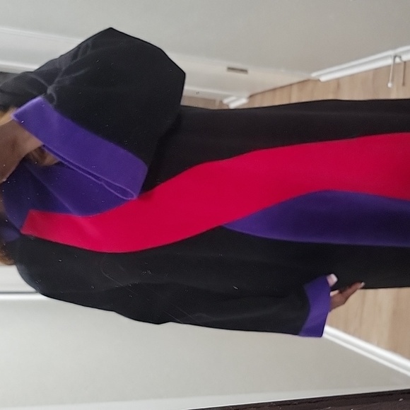 VTG | Vanity Fair Color Block House Dress - Picture 3 of 12